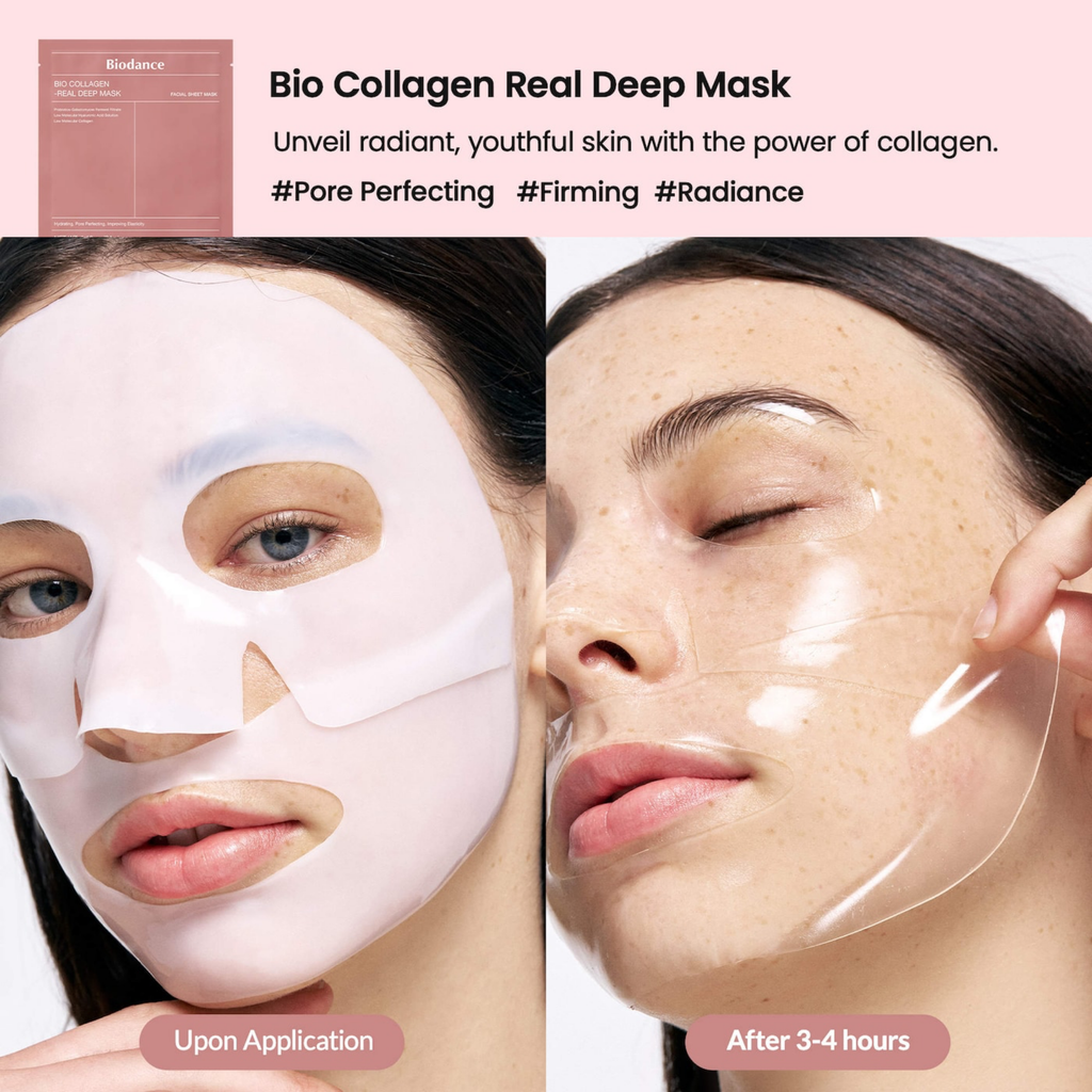 Biodance Real Deep Mask Gift Set – Set de 4 Mascarillas Hidrogel